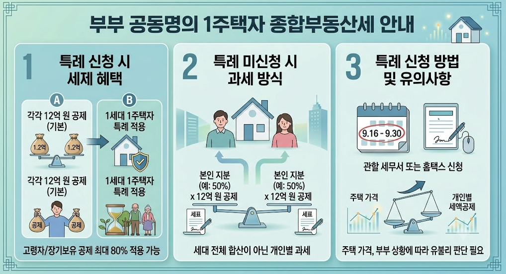 종부세 세제개편안 부부 공동명의 1주택자