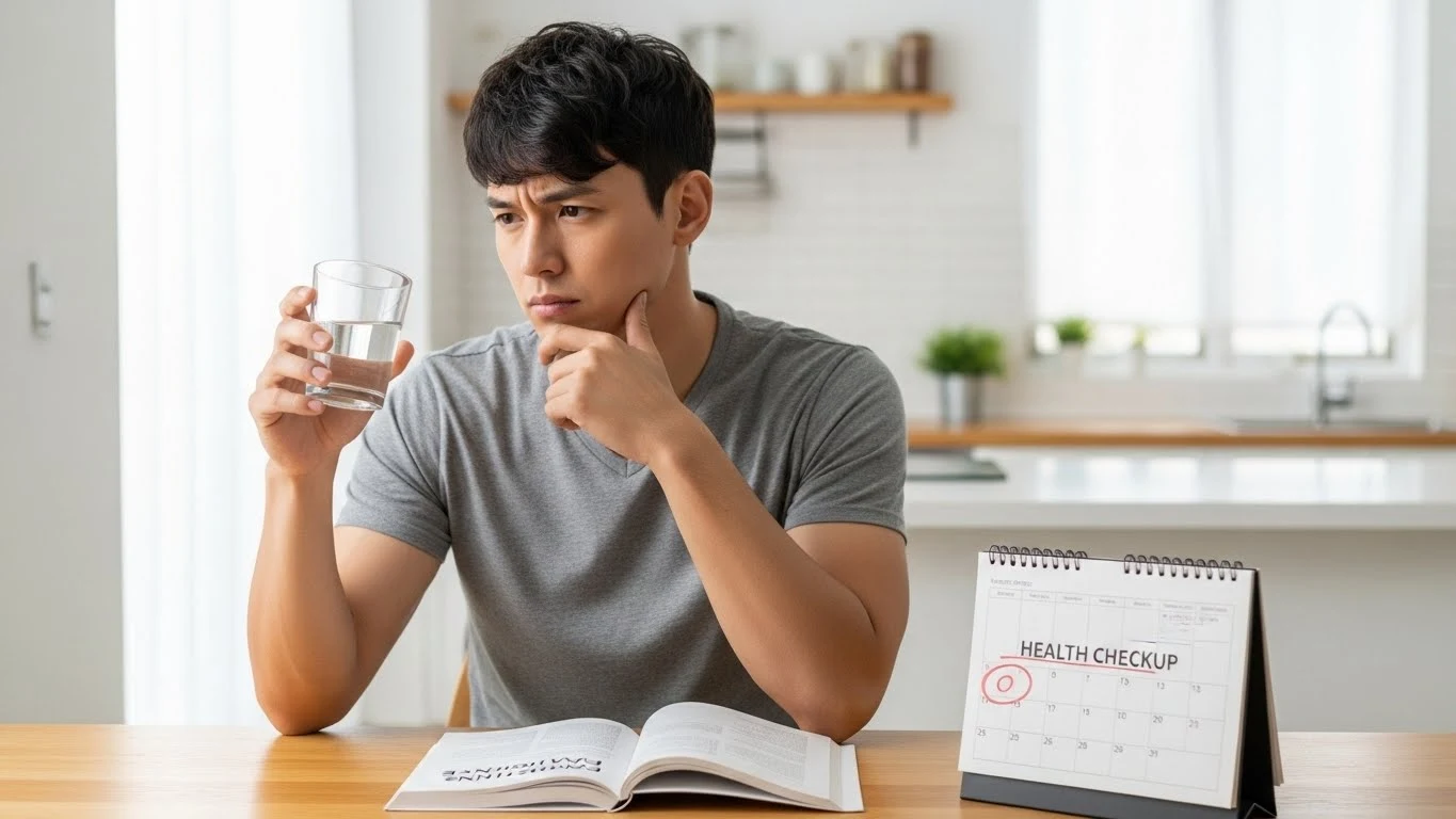 25년 건강 검진 위내시경 음식 금식 물 섭취 안내